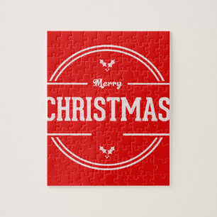 Frohe Weihnachts-Foto-Puzzle