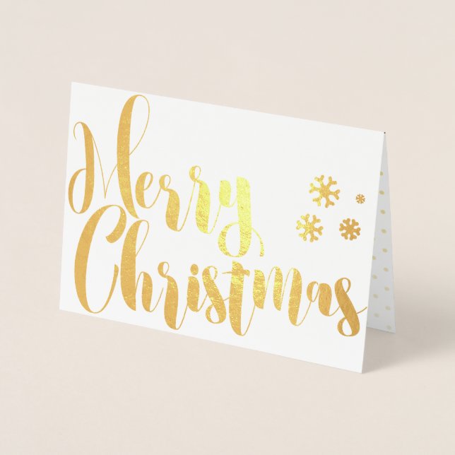 Frohe Weihnachts-Foto-Rahmen-Design Folienkarte (Vorderseite)