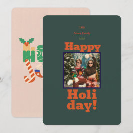 Frohe Weihnachts-Foto Weihnachtskarte! Einladung