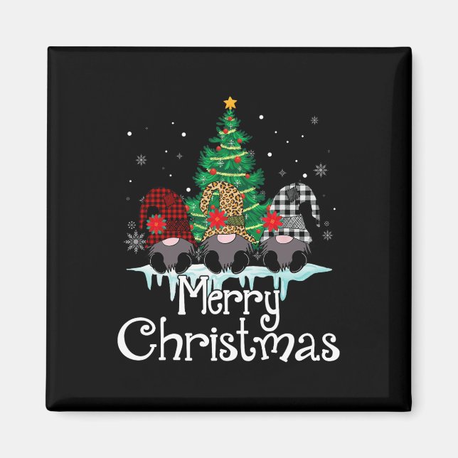 Frohe Weihnachts Funny Familie Matching Weihnachte Magnet (Vorne)