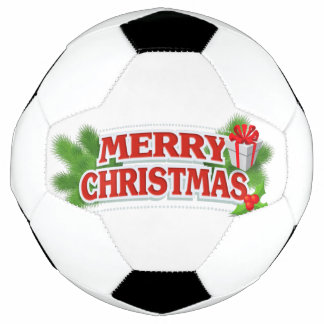 Frohe Weihnachts-Fußball-Ball Fußball