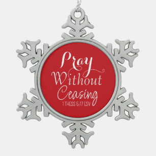 Frohe Weihnachts Gebet Bibel Verse Rote Ornament