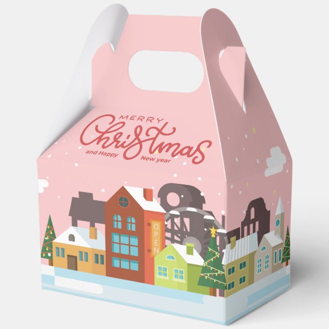 Frohe Weihnachts-Geschenkboxen | Feriendorf Geschenkschachtel (Vorderseite)