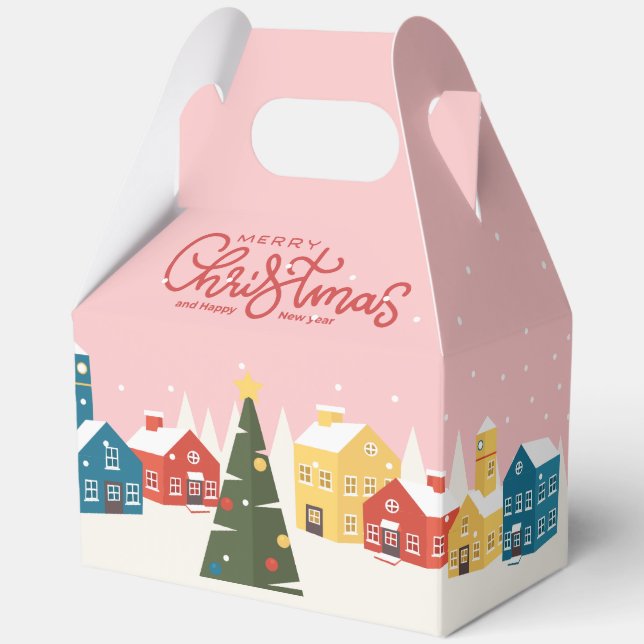 Frohe Weihnachts-Geschenkboxen | Feriendorf Geschenkschachtel (Vorderseite)