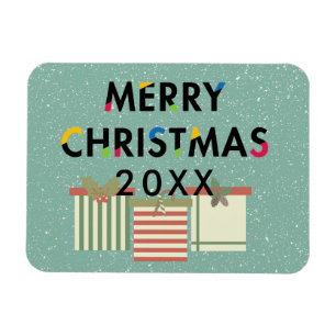 Frohe Weihnachts-Geschenkboxen Flexible Küche Magn Magnet