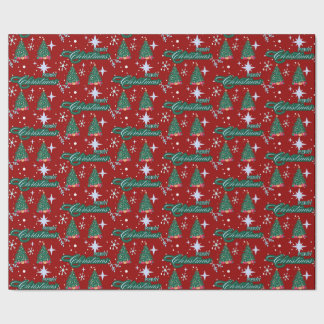 Frohe Weihnachts-Geschenkpapier Geschenkpapier