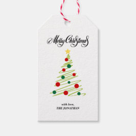 Frohe Weihnachts-Geschenktags Geschenkanhänger