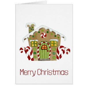 Frohe Weihnachts-Gingerbrothaus