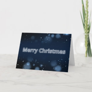 Frohe Weihnachts-Glitzern Karte