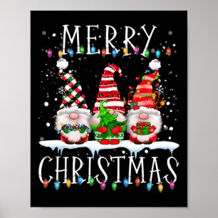 Frohe Weihnachts Gnome Funny Familie Weihnachten K Poster