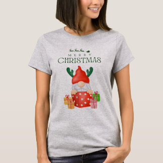 Frohe Weihnachts-Gnome-T-Shirt T-Shirt
