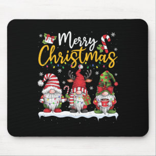 Frohe Weihnachts-Gnomes Lover Xmas Familie Männer Mousepad