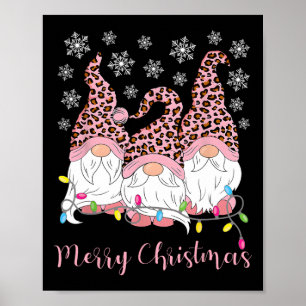 Frohe Weihnachts-Gnomes Xmas Familie Gnomes Lover  Poster