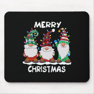 Frohe Weihnachts Gnomes Xmas Familie Männer Frauen Mousepad