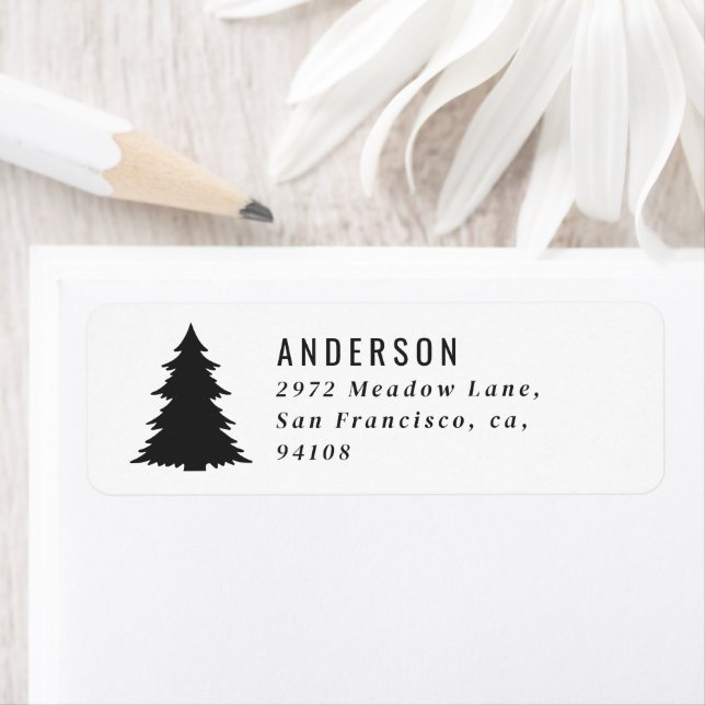 Frohe Weihnachts-Grafik Retro-Schriftart-Label (Insitu)