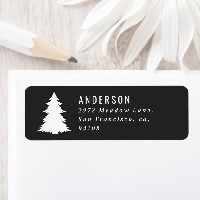 Frohe Weihnachts-Grafik Retro-Schriftart-Label (Insitu)