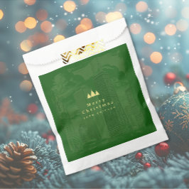 Frohe Weihnachts Green Custom Geschenktütchen
