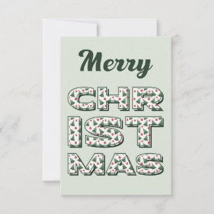 Frohe Weihnachts-Grußkarte. Frohe Festtage. Karte