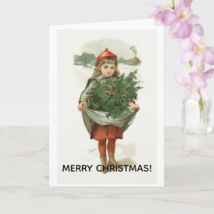 Frohe Weihnachts-Grußkarte Karte