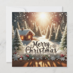 Frohe Weihnachts-Grußkarten Karte