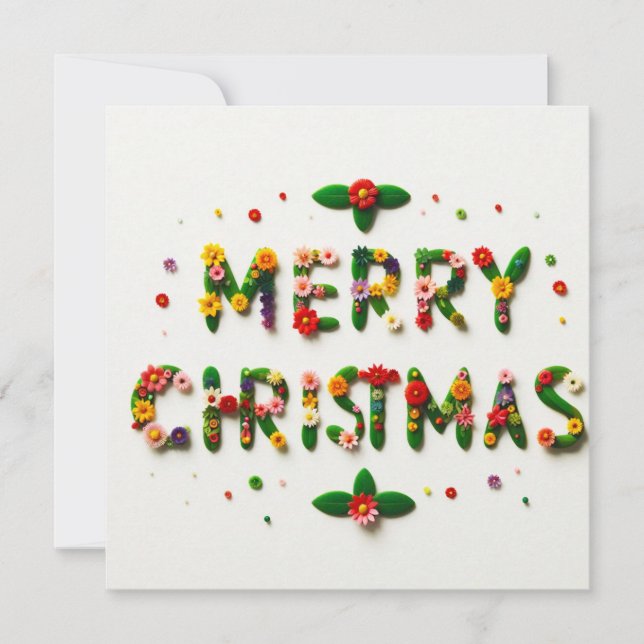 Frohe Weihnachts-Grußkarten Karte (Vorderseite)