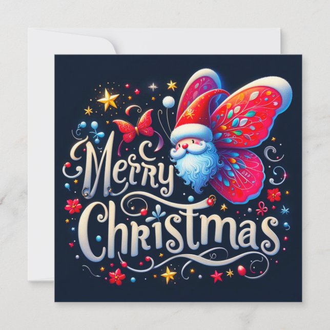 Frohe Weihnachts-Grußkarten Karte (Vorderseite)