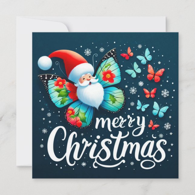 Frohe Weihnachts-Grußkarten Karte (Vorderseite)