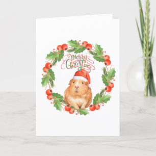 Frohe Weihnachts-Guinea Grußkarte Karte
