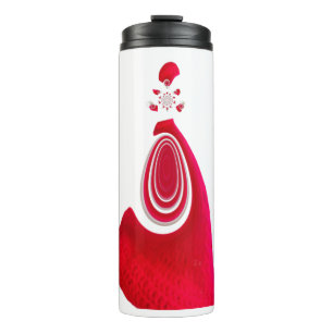 Frohe Weihnachts-Happy Holiday Zuhause zu Weihnach Thermosbecher