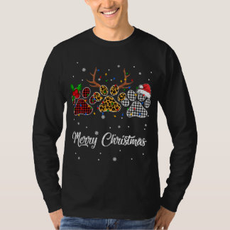 Frohe Weihnachts Hund Paw Kostüm Hund Lover Xmas G T-Shirt