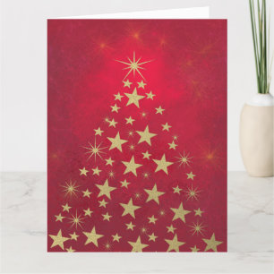 Frohe Weihnachts-Imitate goldene Sterne Weihnachts Karte