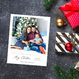 Frohe Weihnachts Instant Foto Minimalistisch - V S