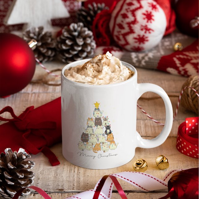 Frohe Weihnachts-Kaffee-Tasse Personalisierte Gesc Kaffeetasse (Merry Christmas Coffee Mug Personalized Gift)