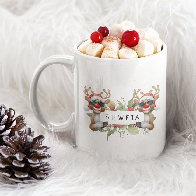 Frohe Weihnachts-Kaffee-Tasse Personalisierte Gesc Kaffeetasse (Merry Christmas Coffee Mug Personalized Gift)
