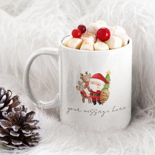 Frohe Weihnachts-Kaffee-Tasse Personalisierte Gesc Kaffeetasse