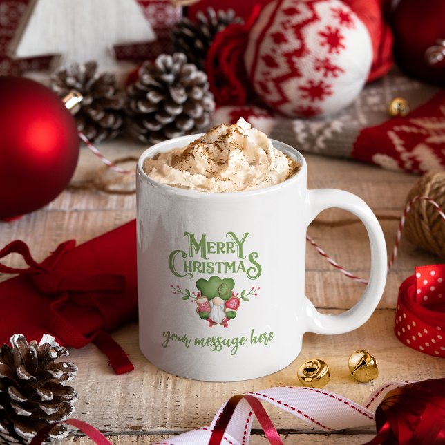 Frohe Weihnachts-Kaffee-Tasse Personalisierte Gesc Kaffeetasse (Merry Christmas Coffee Mug Personalized Gift)