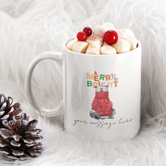 Frohe Weihnachts-Kaffee-Tasse Personalisierte Gesc Kaffeetasse (Merry Christmas Coffee Mug Personalized Gift)