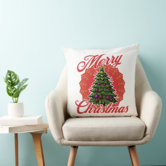 Frohe Weihnachts-Kissen Kissen