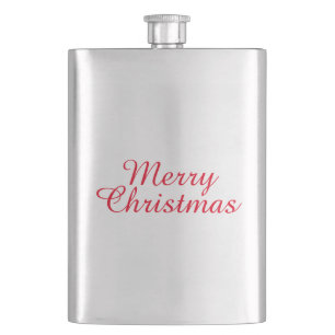 Frohe Weihnachts-Klassik-Flasche Flachmann