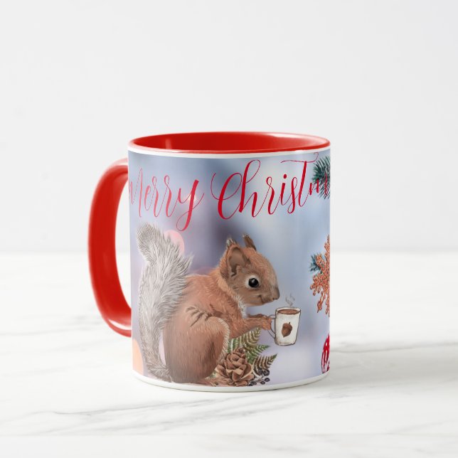 Frohe Weihnachts-Klassik-Tasse Tasse (Vorderseite Links)