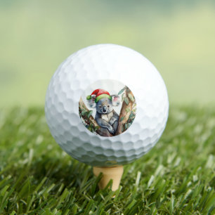 Frohe Weihnachts-Koala in Gumtree Golfball