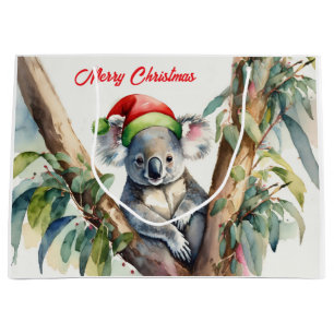 Frohe Weihnachts-Koala in Gumtree Große Geschenktüte