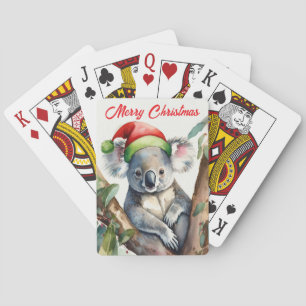 Frohe Weihnachts-Koala in Gumtree Spielkarten