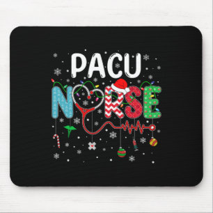 Frohe Weihnachts-Krankenschwester Spaß Pacu Nurse  Mousepad