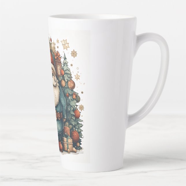 frohe Weihnachts-Latte-Tasse Milchtasse (Rechts)