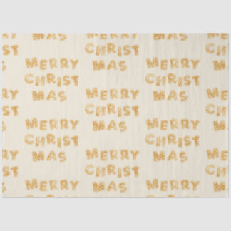 Frohe Weihnachts-Lebkuchen-Cookies Briefe Seidenpapier