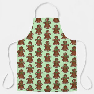 Frohe Weihnachts-Lebkuchen Lady Holiday Cookie Schürze