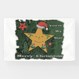 Frohe Weihnachts-Lebkuchenstar Banner
