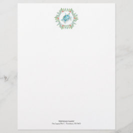 Frohe Weihnachts Letter Stationery Beachy Briefbogen