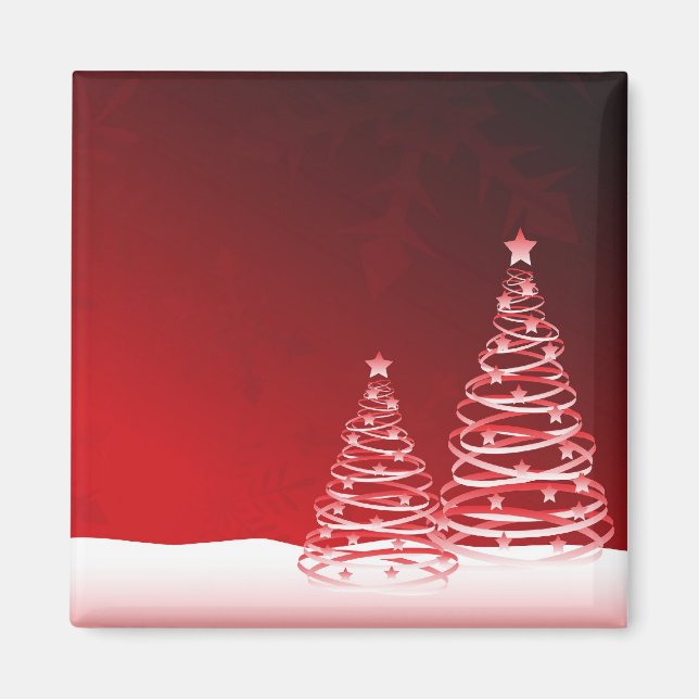 Frohe Weihnachts Magnet (Vorne)